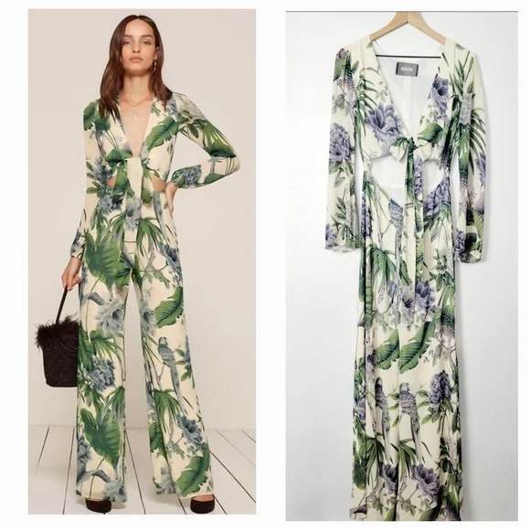 Reformation Primrose Jumpsuit Paradisa - Picture 2 of 16